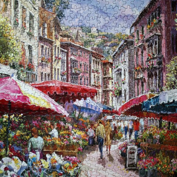 Flower Garden Triptych, 1500 piece puzzle, Karmin International - Picture 2 of 6
